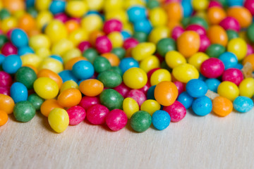 colored sugar pearls background