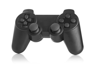 gamepad on white background