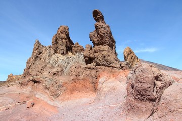 Fototapeta na wymiar Park Narodowy Teide, Teneryfa, Hiszpania