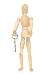 Wooden Dummy with Keys