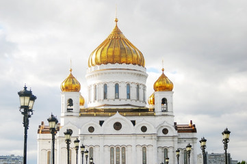 Fototapeta na wymiar Kościół Chrystusa Zbawiciela w Moskwie, Rosja