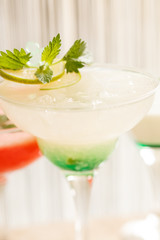 cocktails in the bar