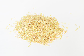 Raw oat seeds background