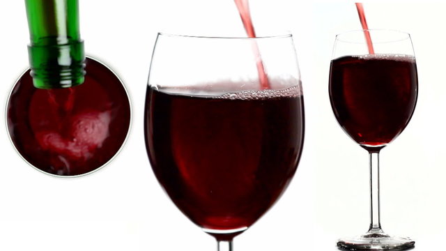wine colage