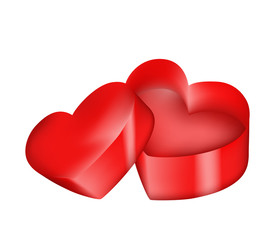 realistic heart box