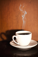 Smoking Coffee