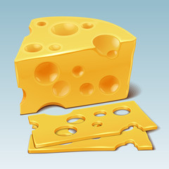 Cheese vector