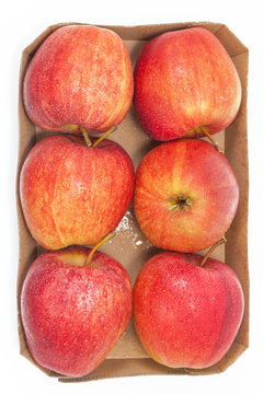 Äpfel im Karton