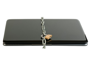 Laptop lock with chains