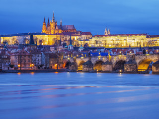 Spotlit Prague