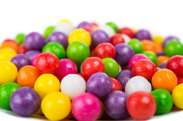 Fototapeta na wymiar colorful candy peas