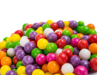 Fototapeta na wymiar colorful candy peas