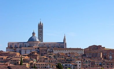 Panorama of Siena, Tuscany, Italy