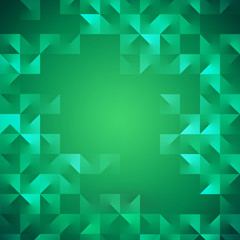 Modern abstract green background for Saint Patrick's Day