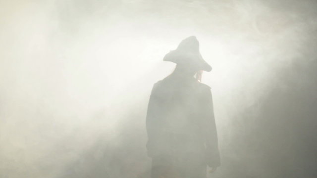 Pirate goes to the fog.