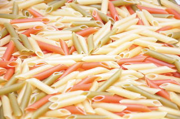colored pasta
