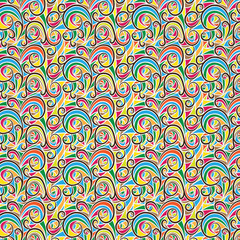 Colourful vintage pattern (background, texture)