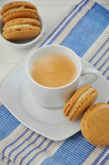 Cappuccino Macarons
