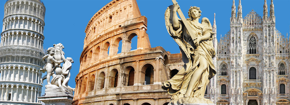 Fototapeta greatest Italian landmarks