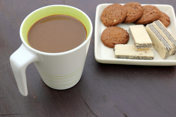 Coffee and snack