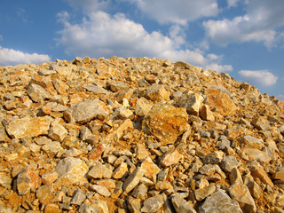 Limestone in Quarry