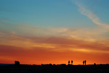 Fototapeta na wymiar Sunset on the Irish coast
