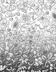 植物模様のパターン