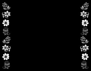 植物模様のパターン