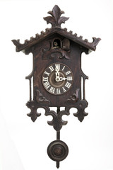 Schwarzwälder Kuckucksuhr freigestellt © Juergen Wiesler