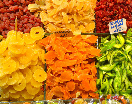 Getrocknete Fr&uuml;chte Obst Trockenobst
