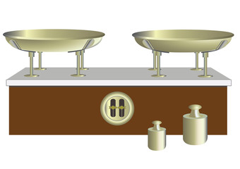 Balance and weights for food and diet