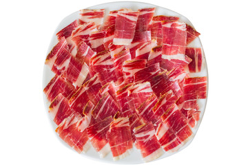 dry-cured ham slices