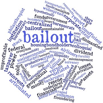 Word cloud for Bailout