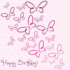 Butterfly Birthday Card