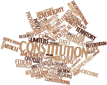 Word cloud for Constitution