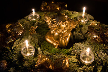 Beautiful advent wreath