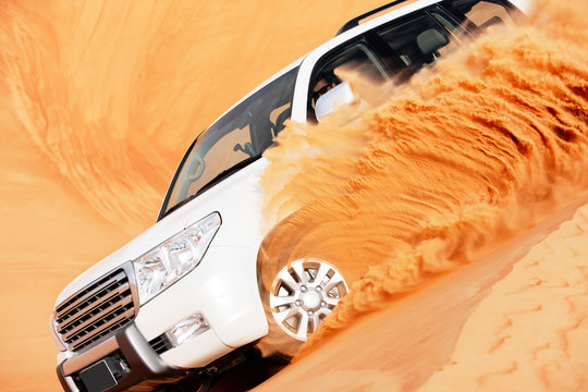 4 by 4 dune bashing is a popular sport of the Arabian desert