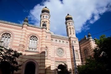 Fototapeta na wymiar Wielka Synagoga. Budapeszt, Węgry