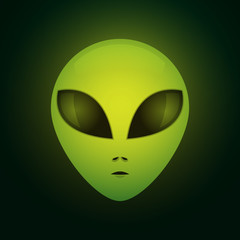 Alien entity from another world - illustration