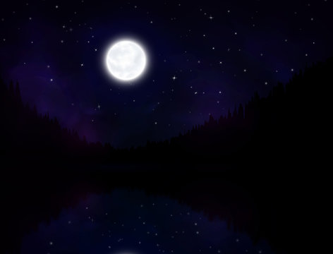 Night landscape