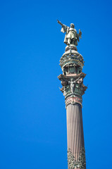 Fototapeta na wymiar pomnik Kolumba w Barcelonie, Hiszpania