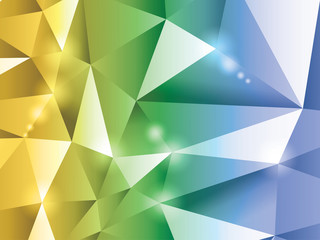 3d polygon triangle abstract background - illustration