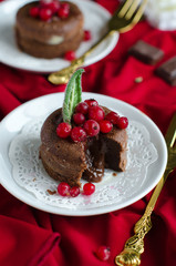 Currant Lava Cake
