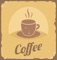 Old coffee background