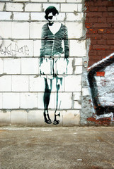 Berlin Stencil Grafitti