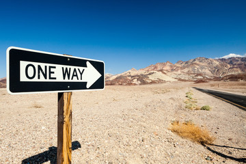 One Way Death Valley