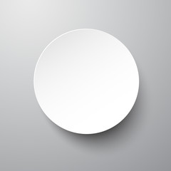 Paper white round note.