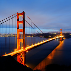 Golden Gate Bridge, San Francisco - obrazy, fototapety, plakaty