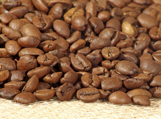 coffee beans closeup