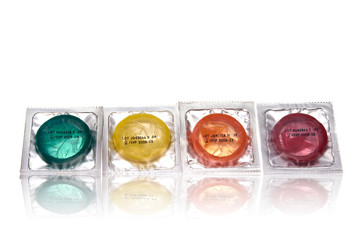 Preservativos de colores
